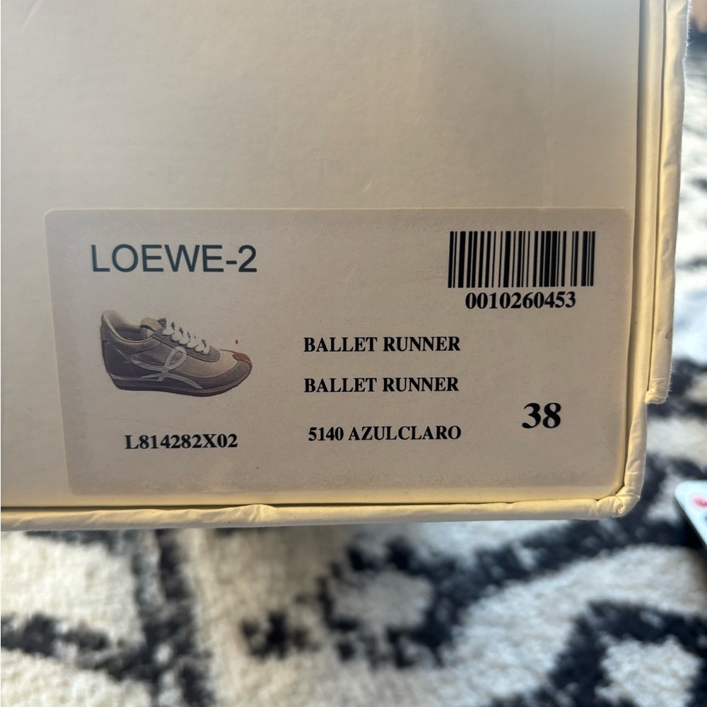 LOEWE Ballet Runner Sneakers – Size 38 – Neutral/Tan - Picture 2 of 6